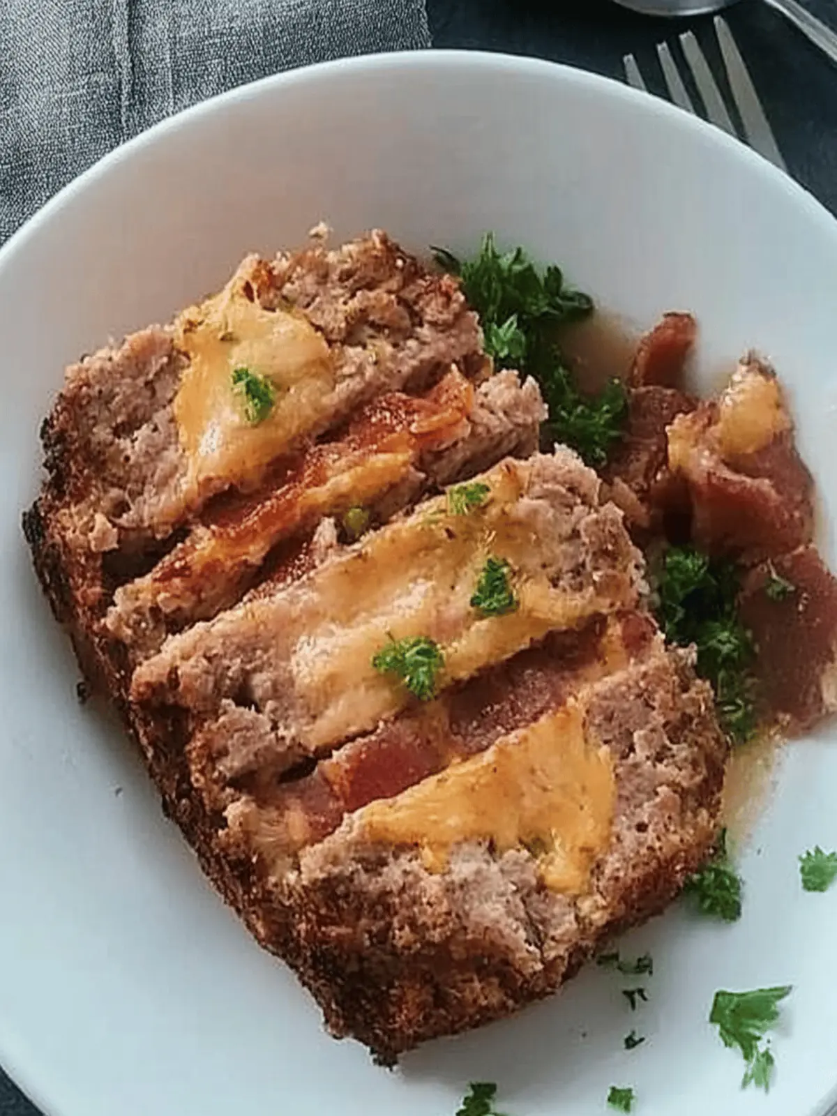 CHEESY BACON KETO MEATLOAF