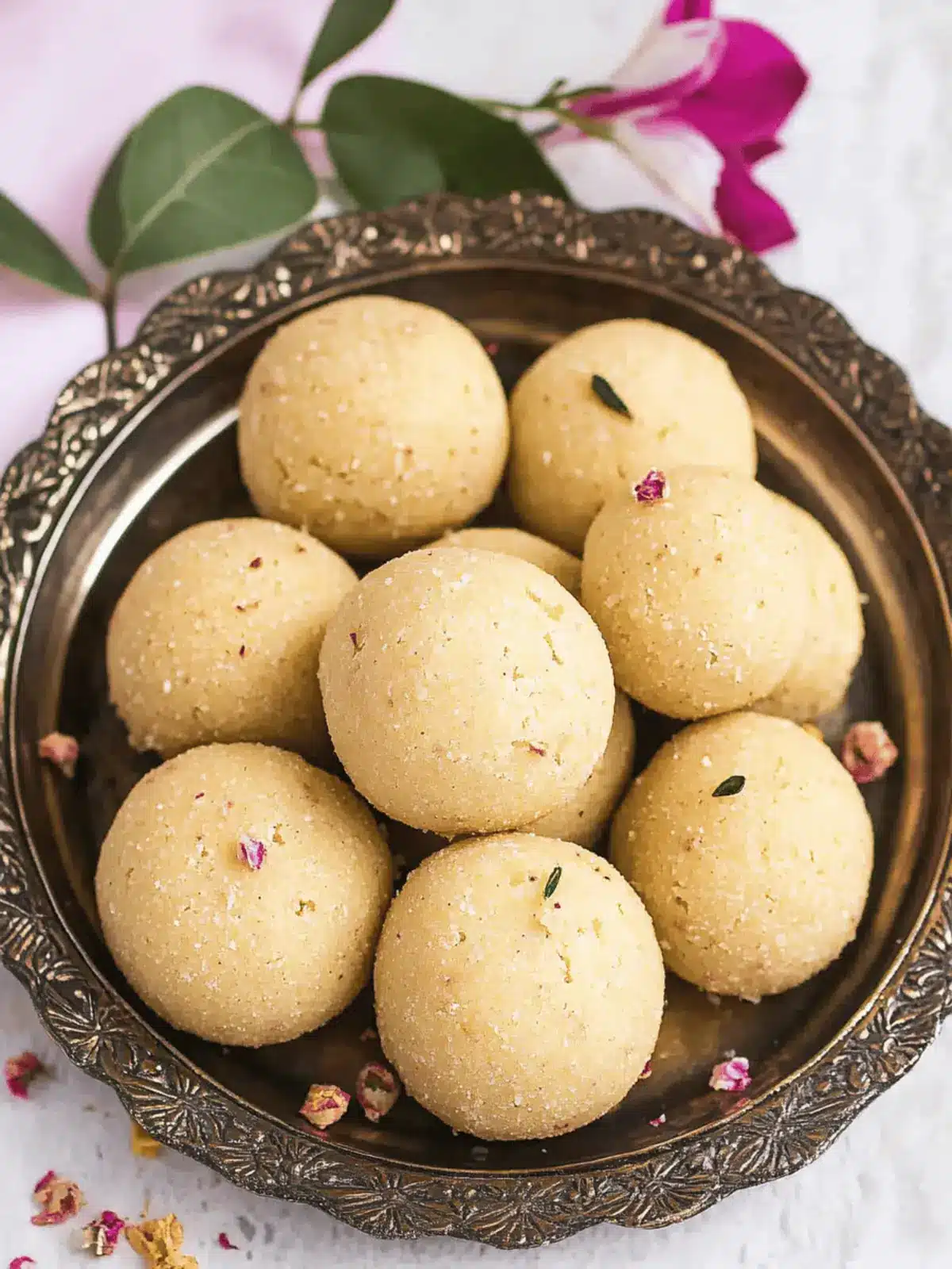 Rava Coconut Laddu for diwali celebration