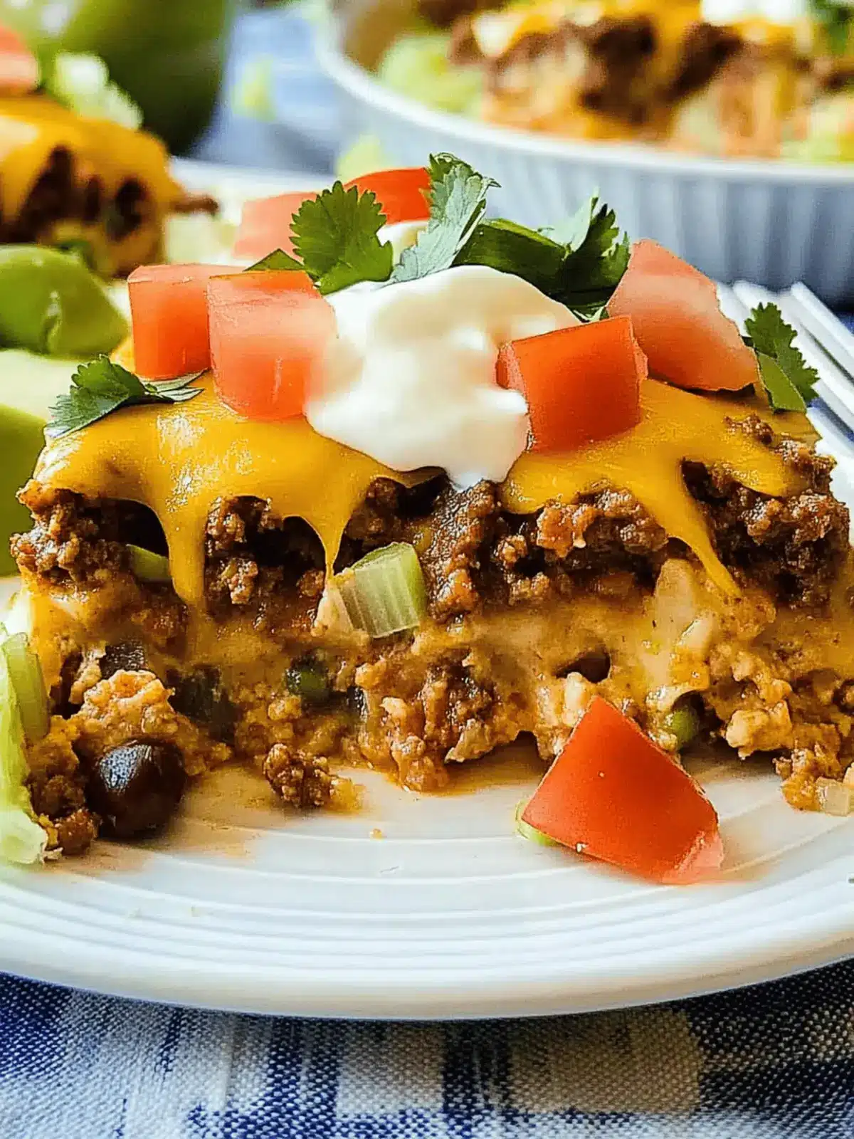 KETO FRIENDLY TACO CASSEROLE RECIPE