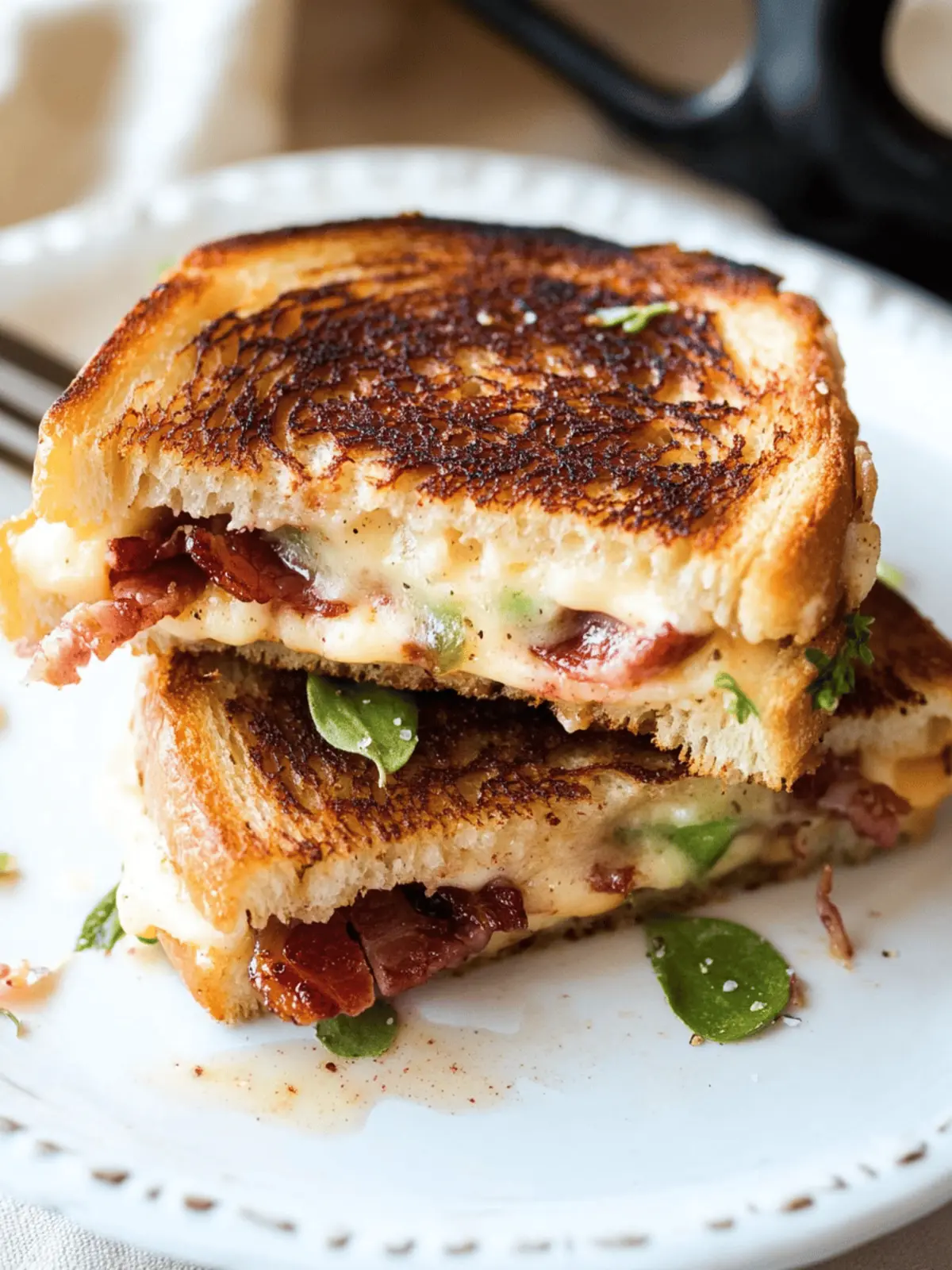 Fig and Bacon Grilled Cheese