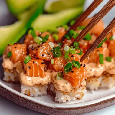 Salmon Crispy Rice