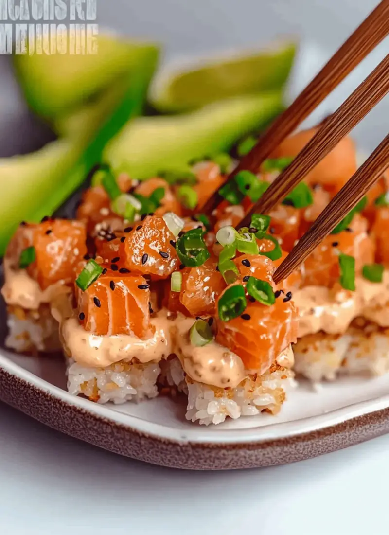 Salmon Crispy Rice