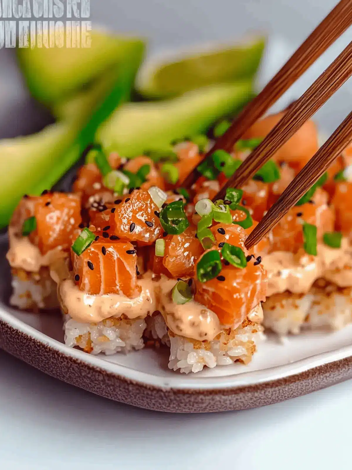 Salmon Crispy Rice