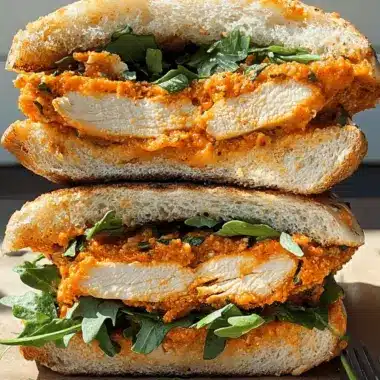 Crunchy Chicken Romesco Sandwich
