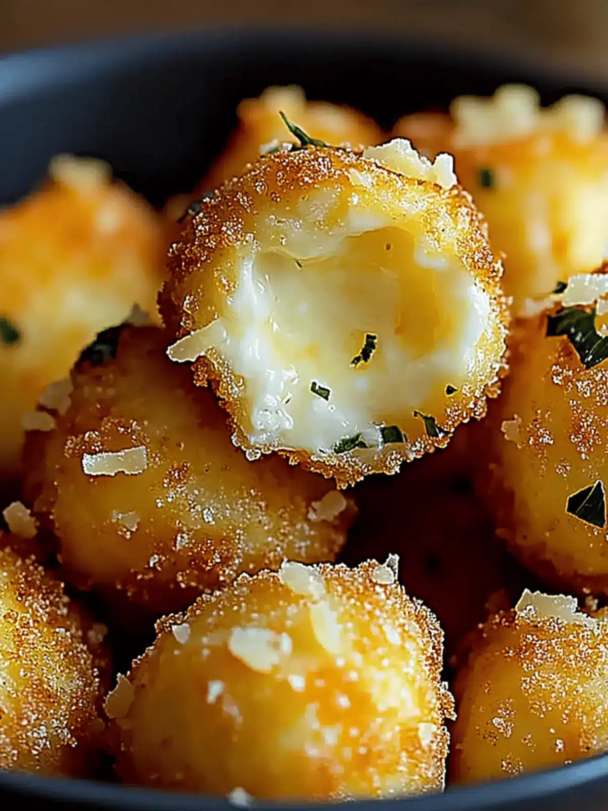 Cheesy Parmesan Mozzarella Bites