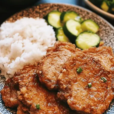 Taiwanese Pork Chops