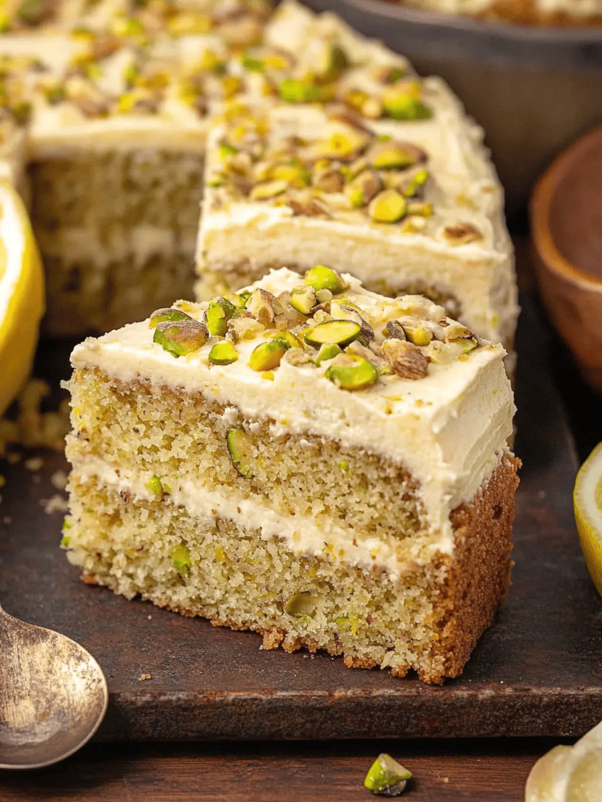Lemon Pistachio Cake