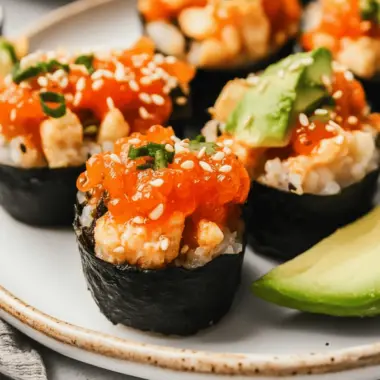 Easy Baked Sushi Cups