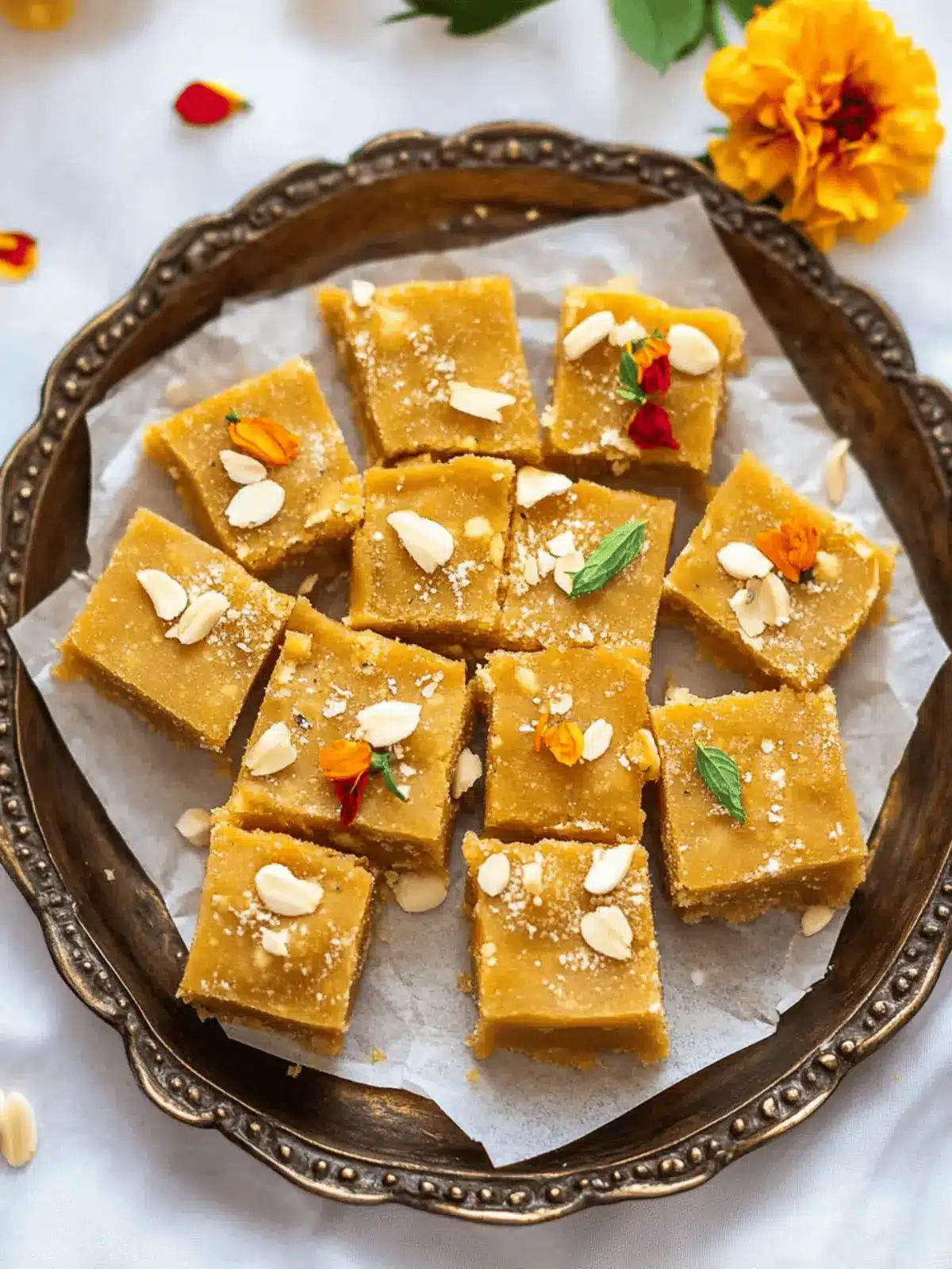 Besan Burfi | Besan Ki Barfi
