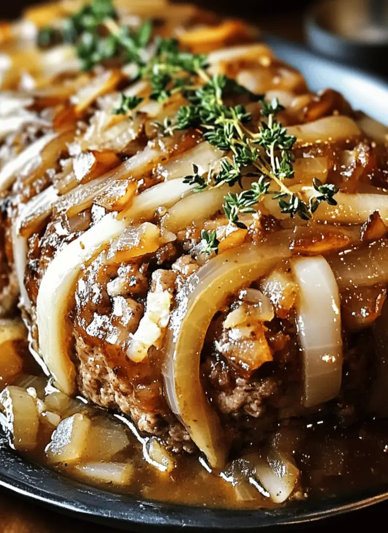 French Onion Meatloaf
