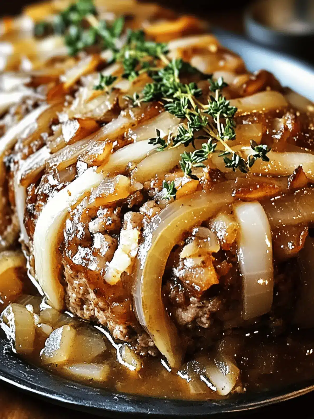 French Onion Meatloaf
