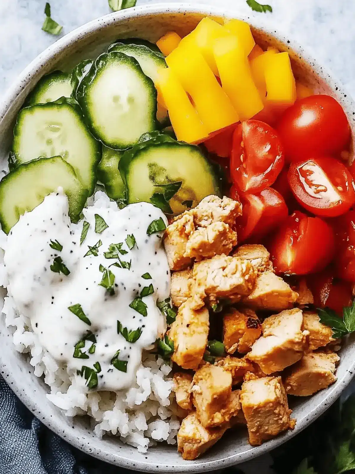Delicious Low-Carb Turkey Gyro Bowl for Healthy Meal Prep