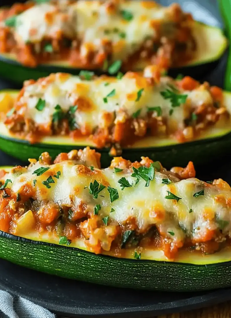 Stuffed Zucchini Boats