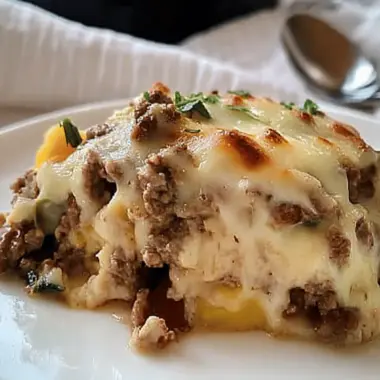 KETO PHILLY CHEESESTEAK CASSEROLE