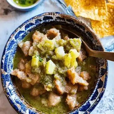 Chicharrón En Salsa Verde