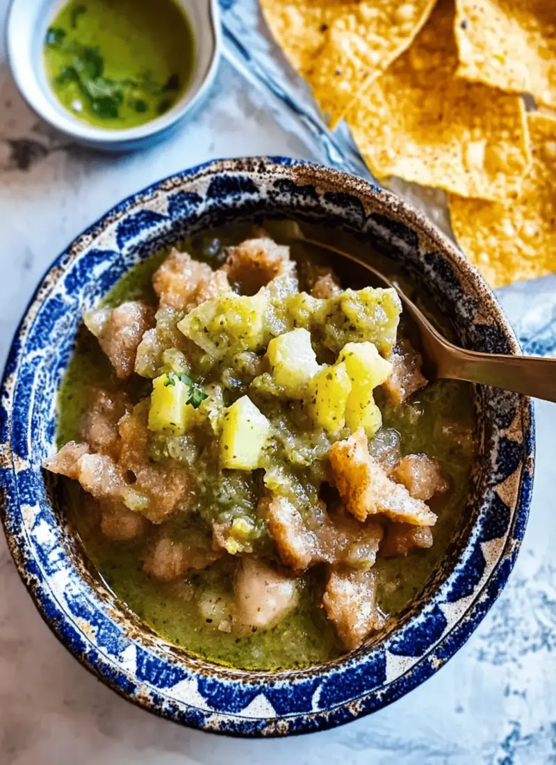 Chicharrón En Salsa Verde
