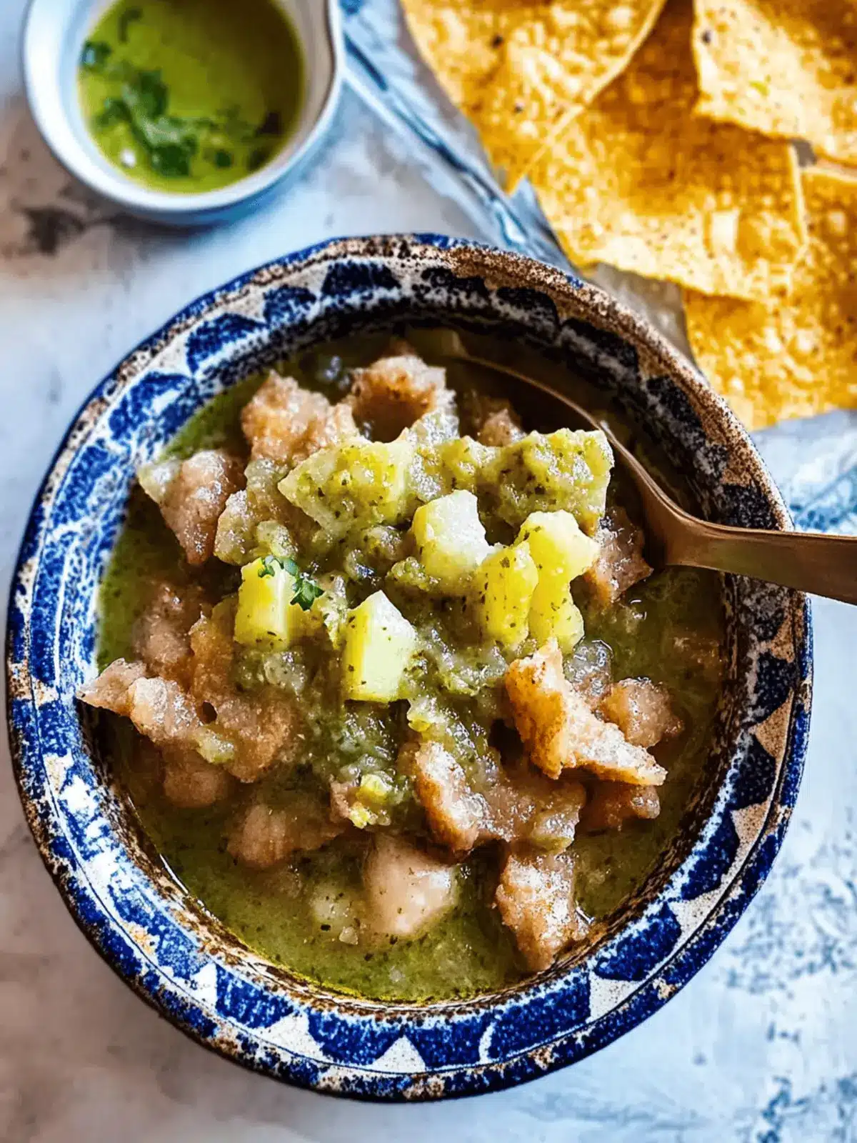 Chicharrón En Salsa Verde