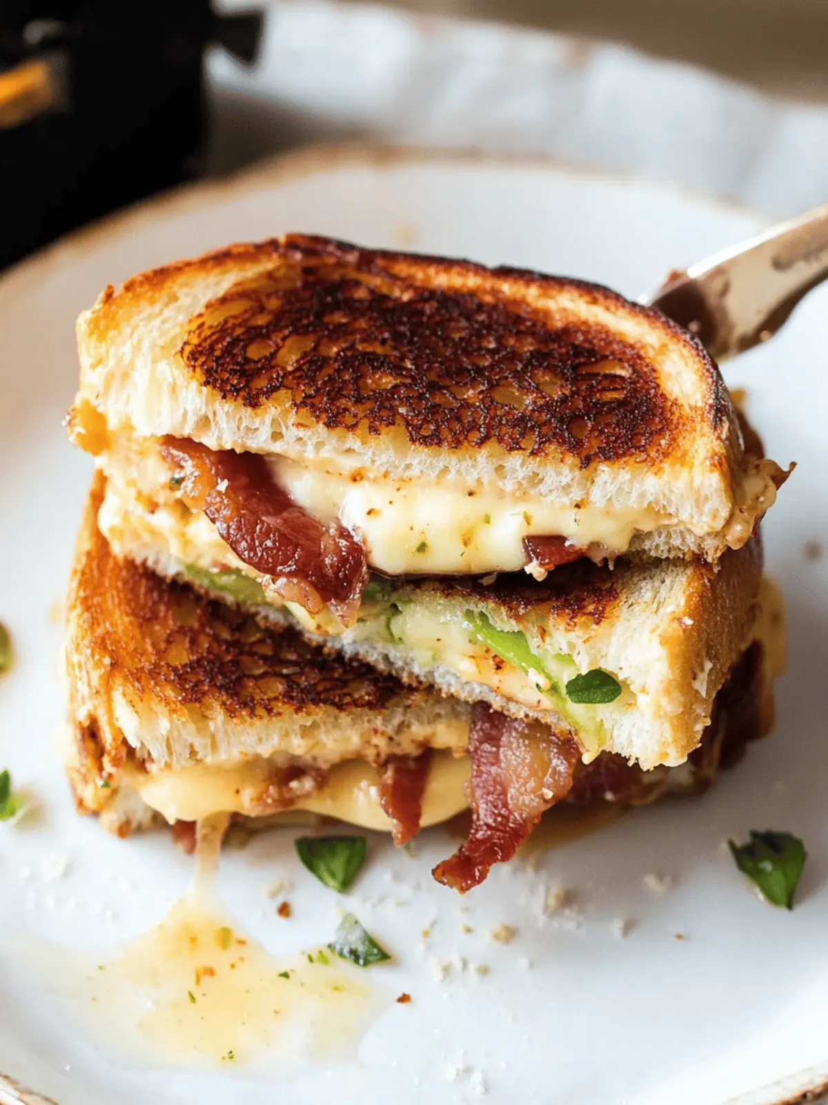 Fig and Bacon Grilled Cheese