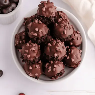 No-Bake Brownie Bites