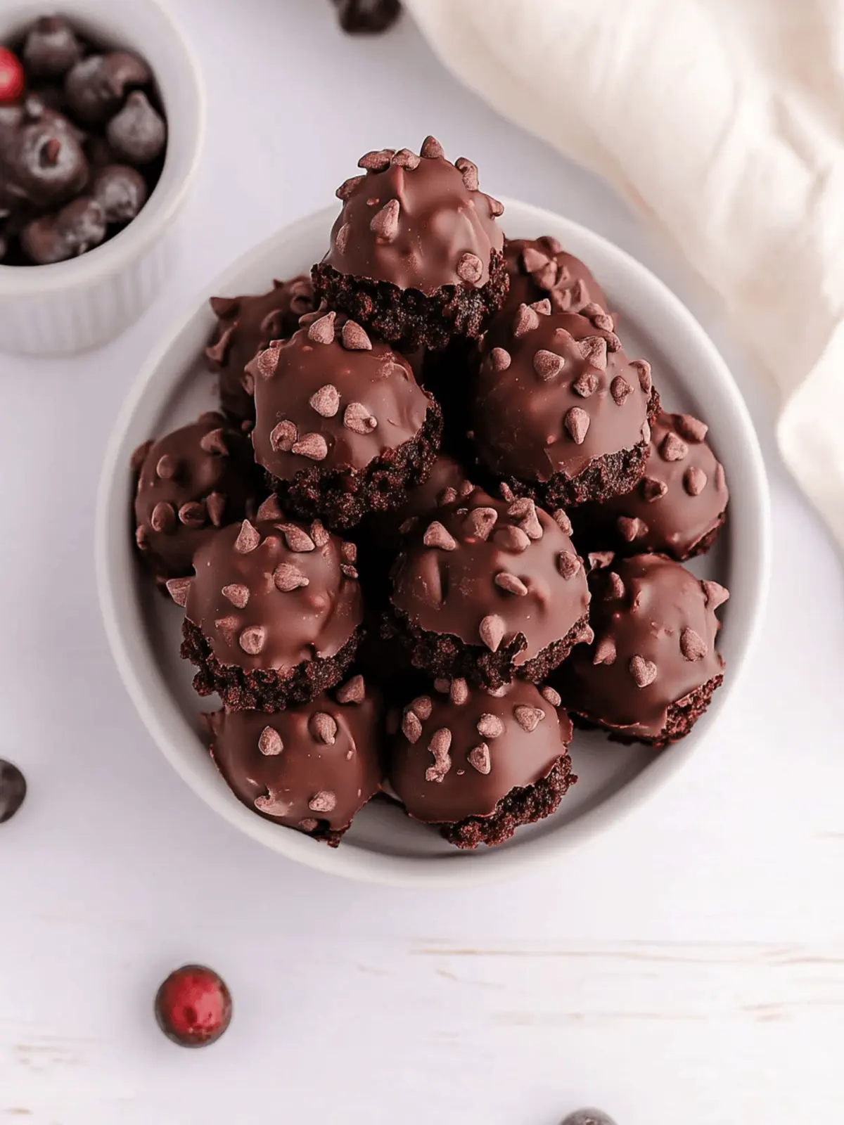 No-Bake Brownie Bites