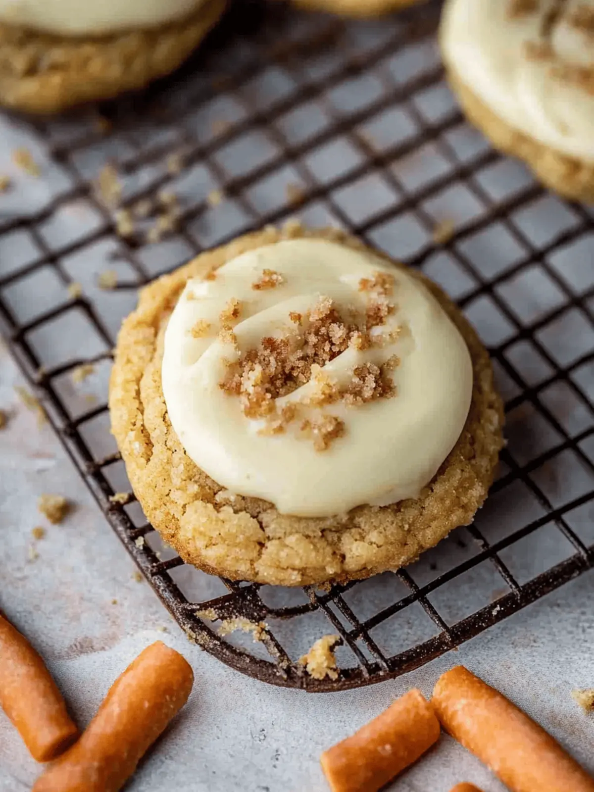 Spiced Crumbl Carrot Cake Cookies