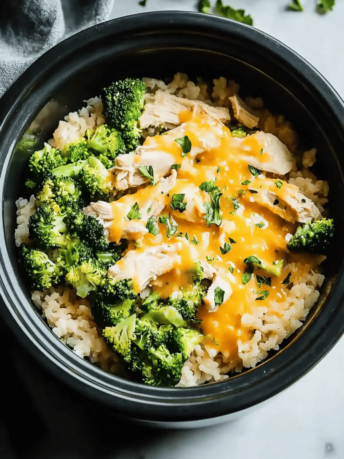 Delicious Crockpot Broccoli Chicken and Rice