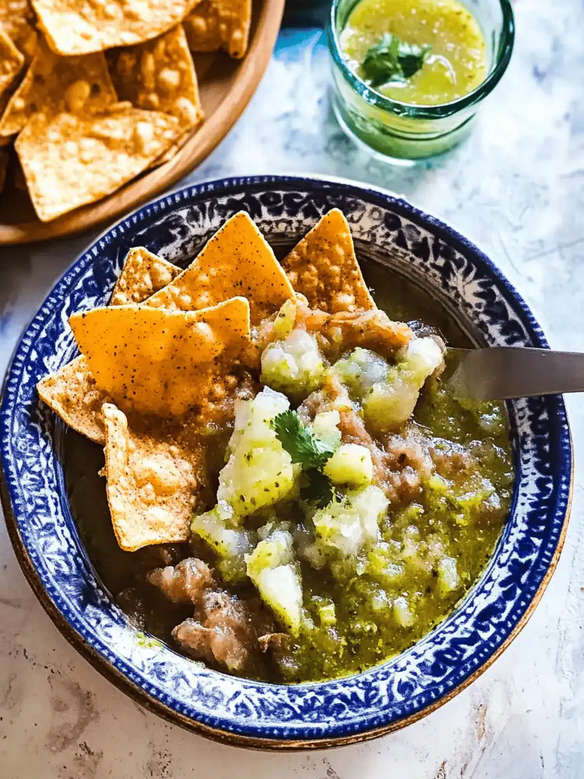 Chicharrón En Salsa Verde
