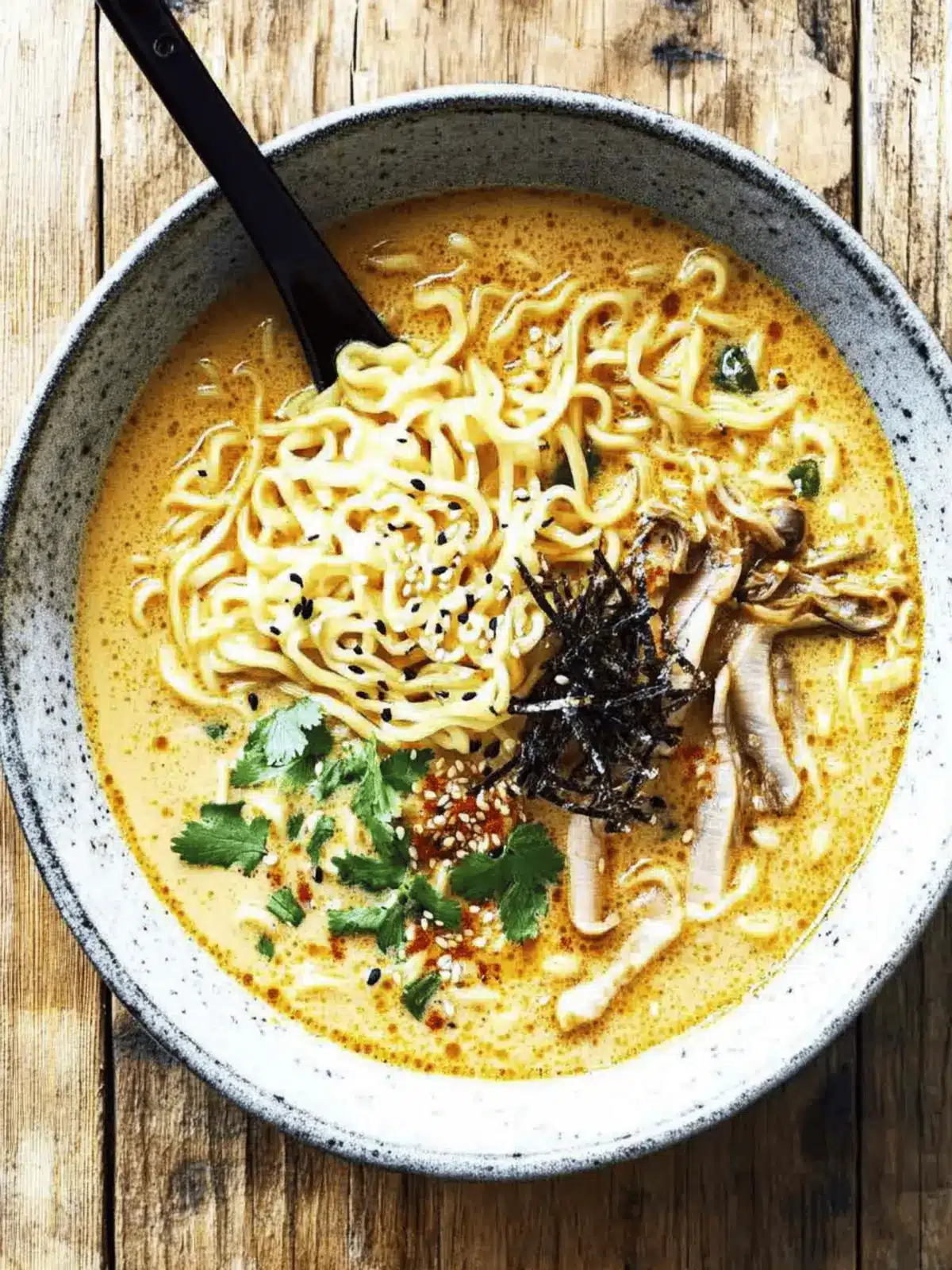 Spicy Coconut Curry Ramen