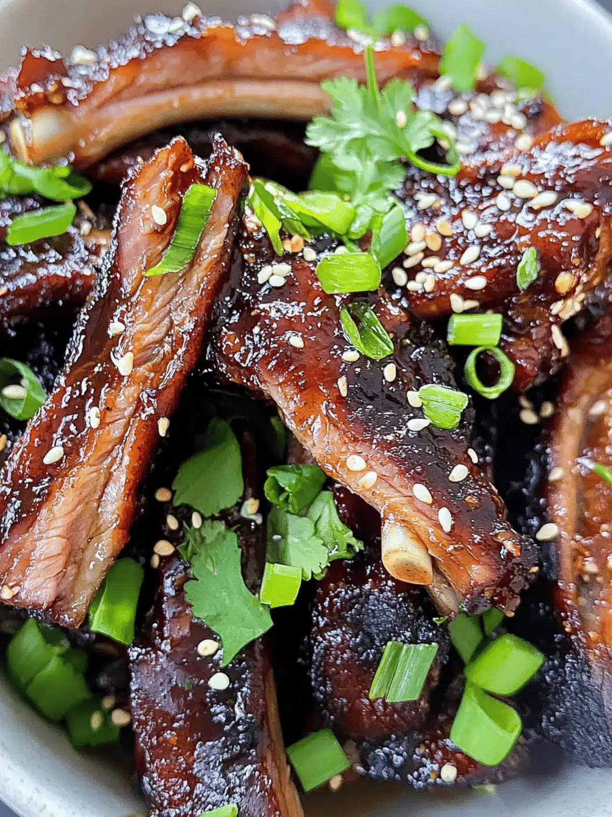 STICKY ASIAN PORK RIBS
