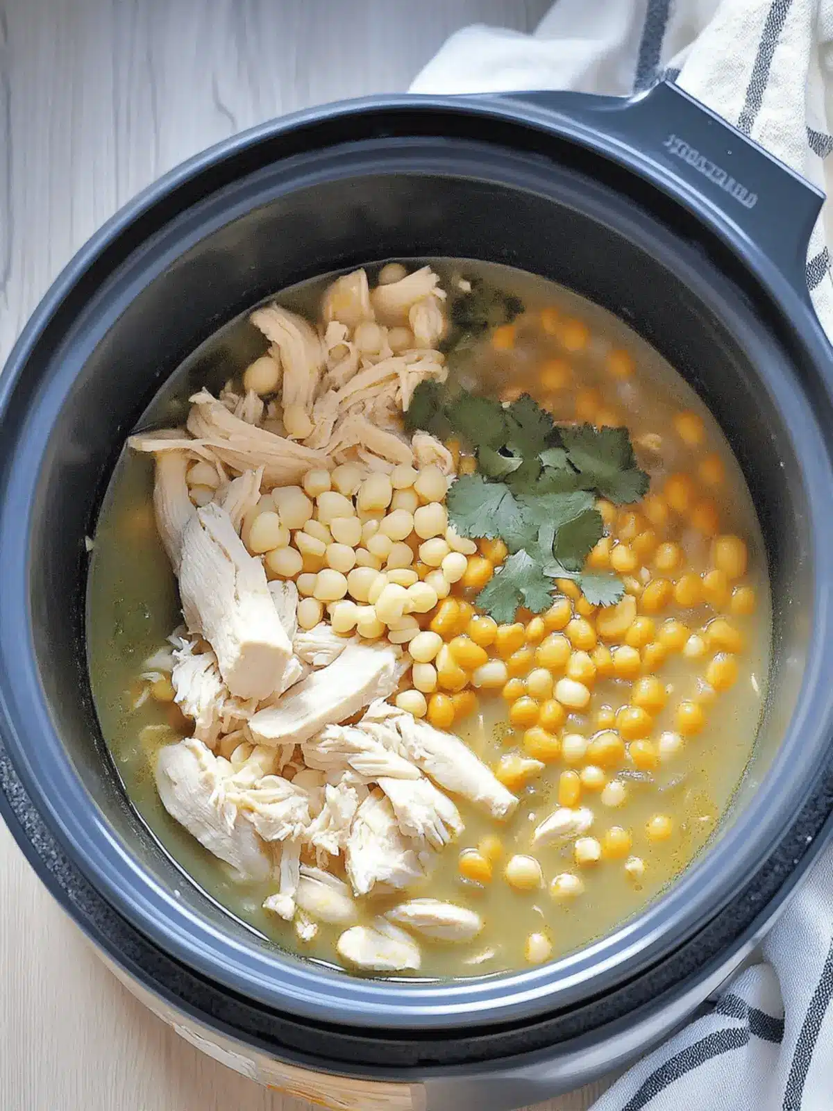 Green Chile Chicken Enchilada Soup
