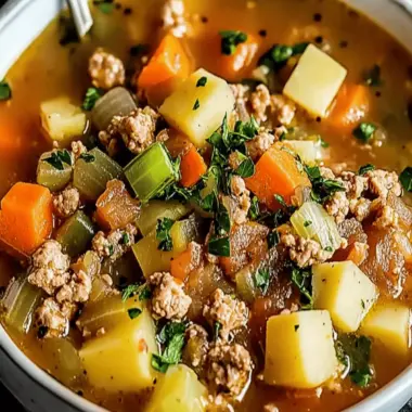 Ground Turkey Soup Recipe