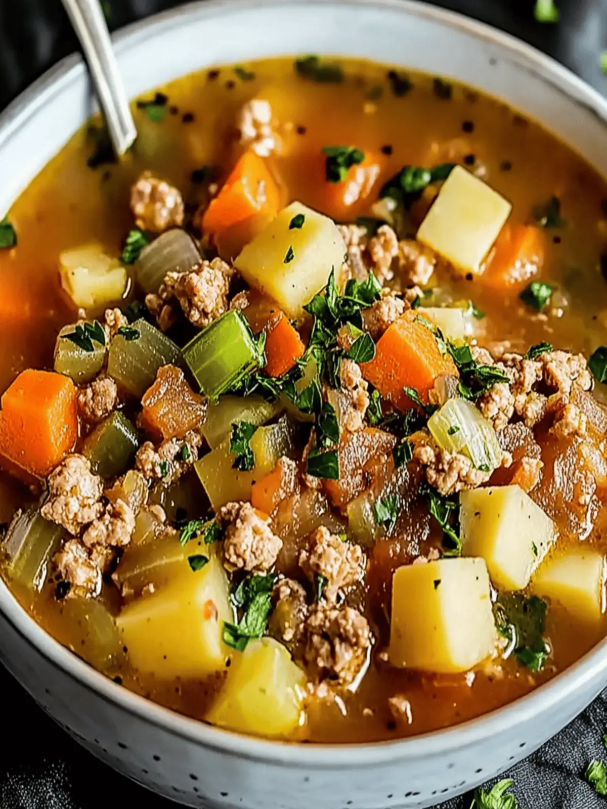 Ground Turkey Soup Recipe