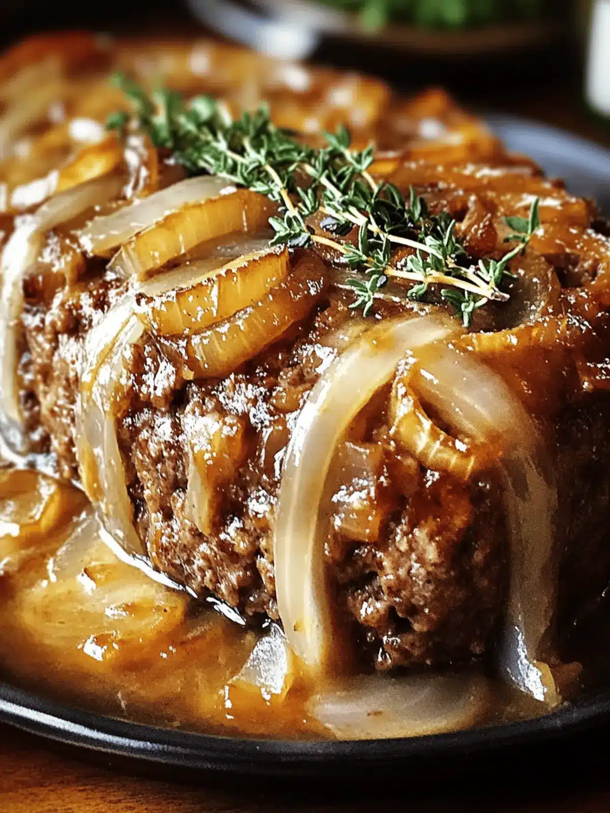 French Onion Meatloaf