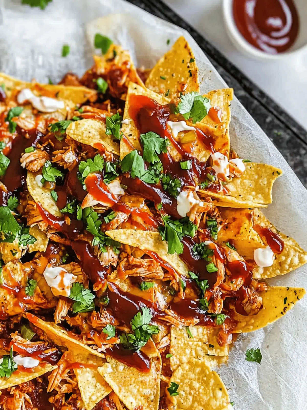 BBQ Chicken Nachos