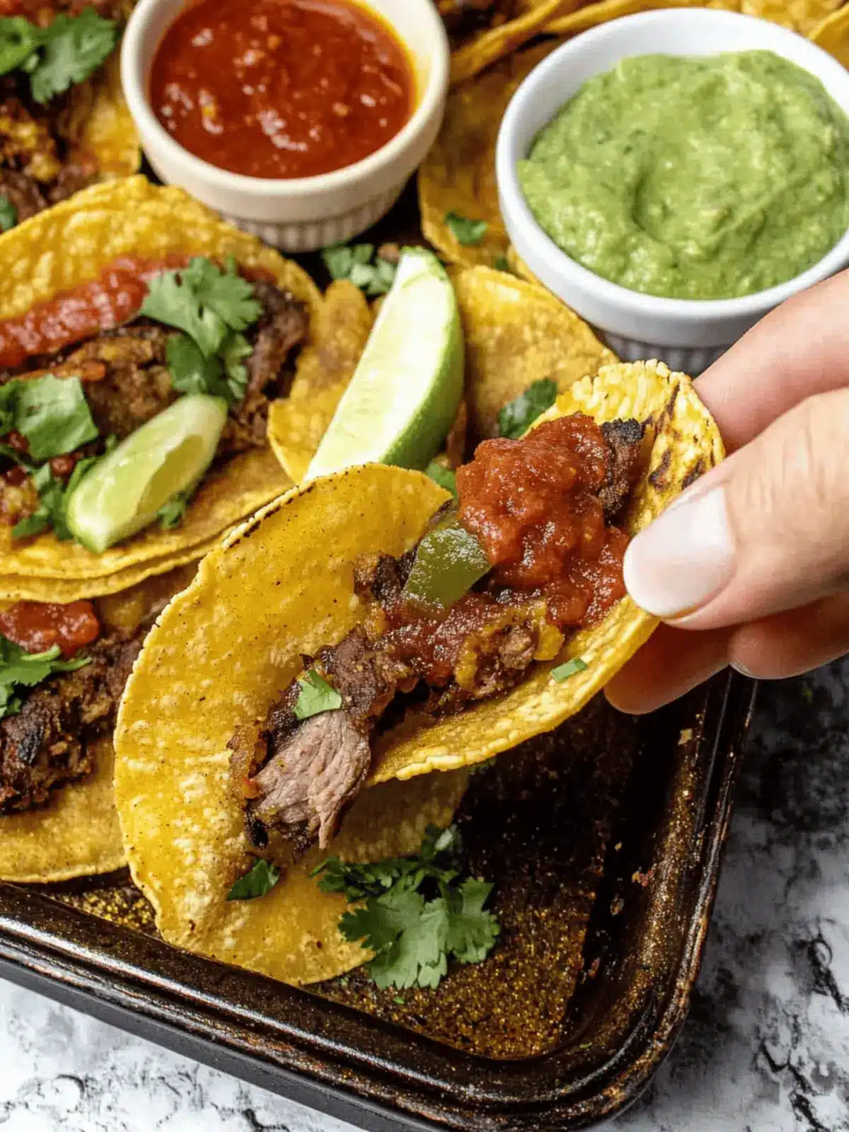 Crispy Baked Beef Tacos