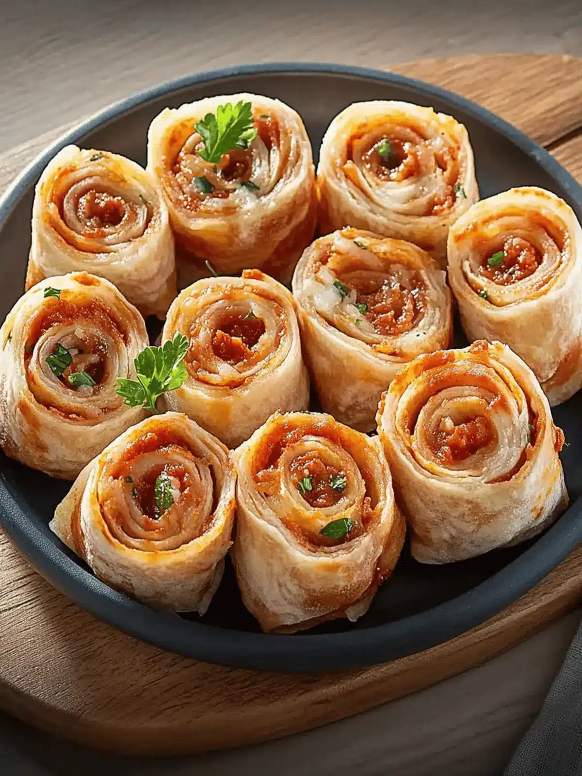 Tortilla Pizza Rolls