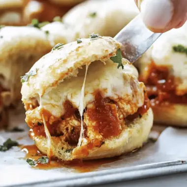 Chicken Parmesan Sliders