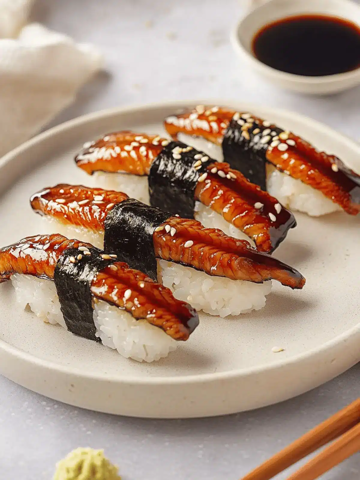 Unagi Sushi: Create Your Own Delicious Eel Nigiri at Home 2 Unagi Sushi (Eel Sushi)
