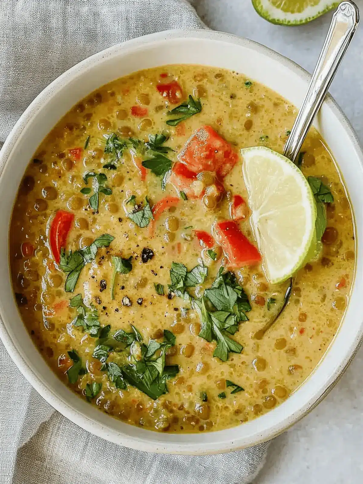 Vegan Coconut Lentil Soup