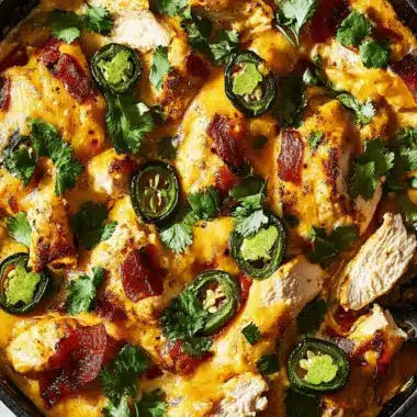 Jalapeño Popper Chicken Skillet