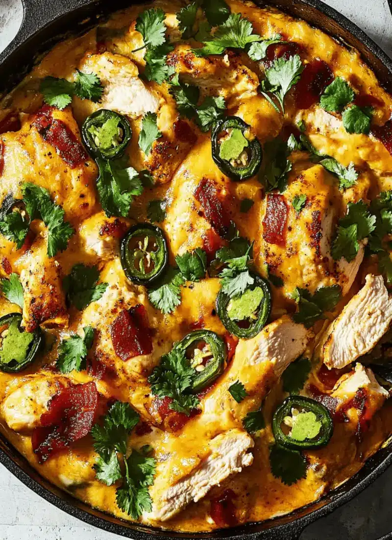 Jalapeño Popper Chicken Skillet