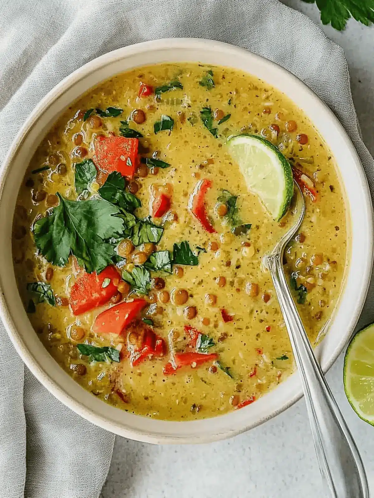 Vegan Coconut Lentil Soup