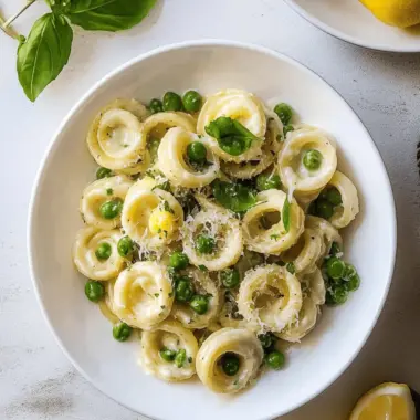 Pasta with Peas & Lemon
