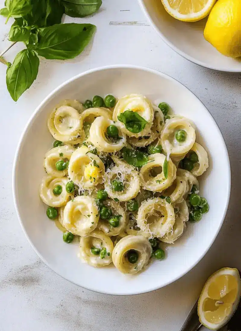 Pasta with Peas & Lemon