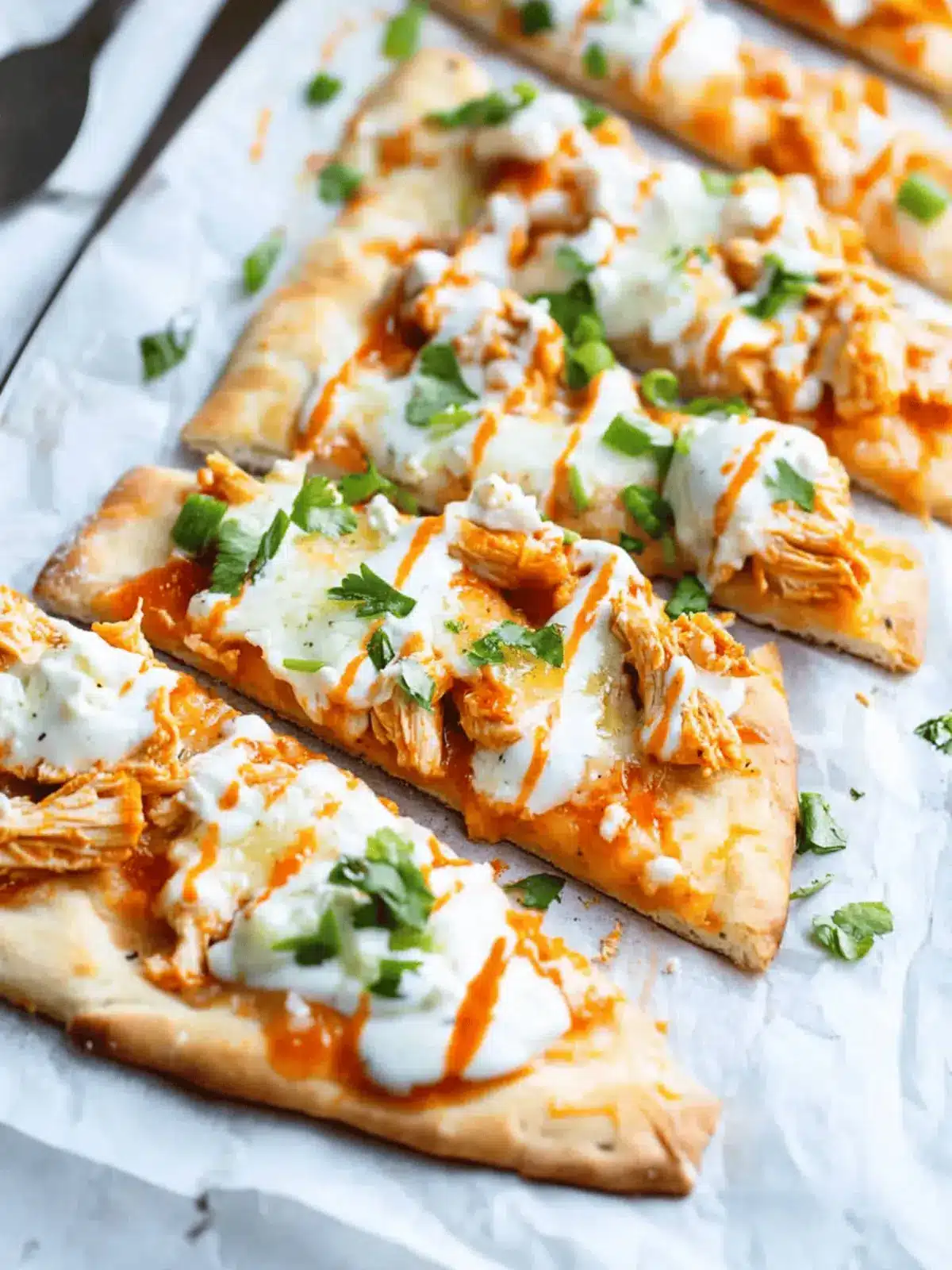 Buffalo Chicken Flatbread