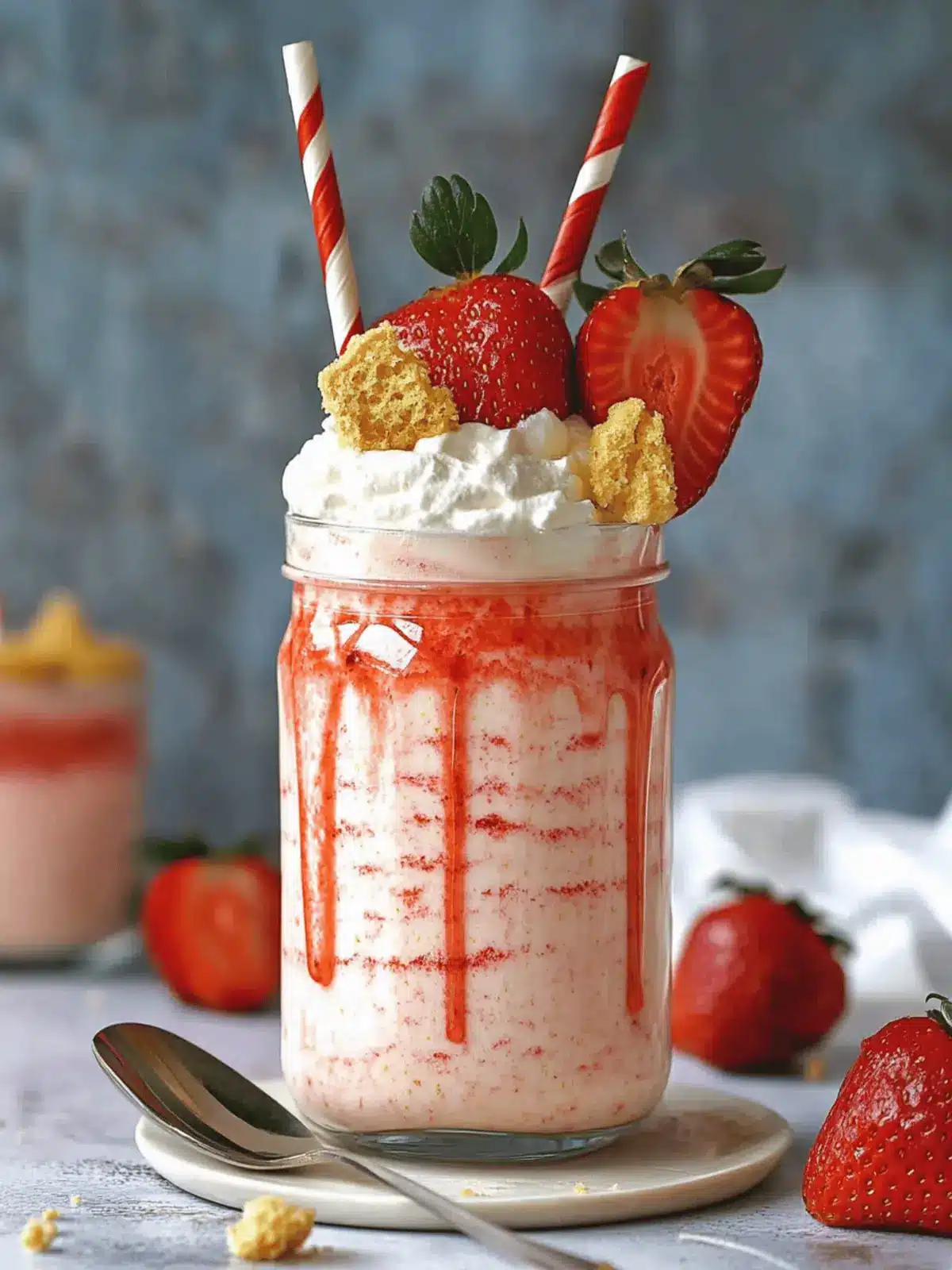 Creamy Strawberry Cheesecake Milkshake That’ll Wow Your Taste Buds 2 Strawberry Cheesecake Milkshake