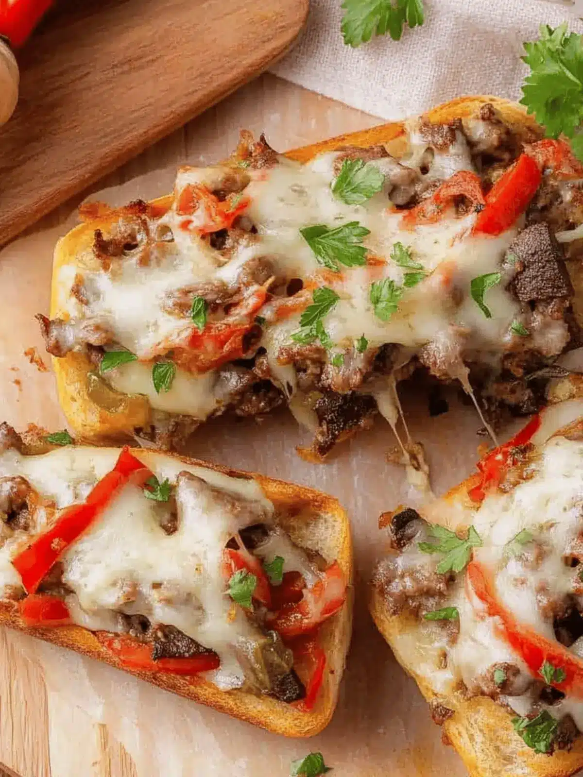 Philly Cheesesteak Cheesy Bread That'll Wow Your Guests 3 Philly Cheesesteak Cheesy Bread