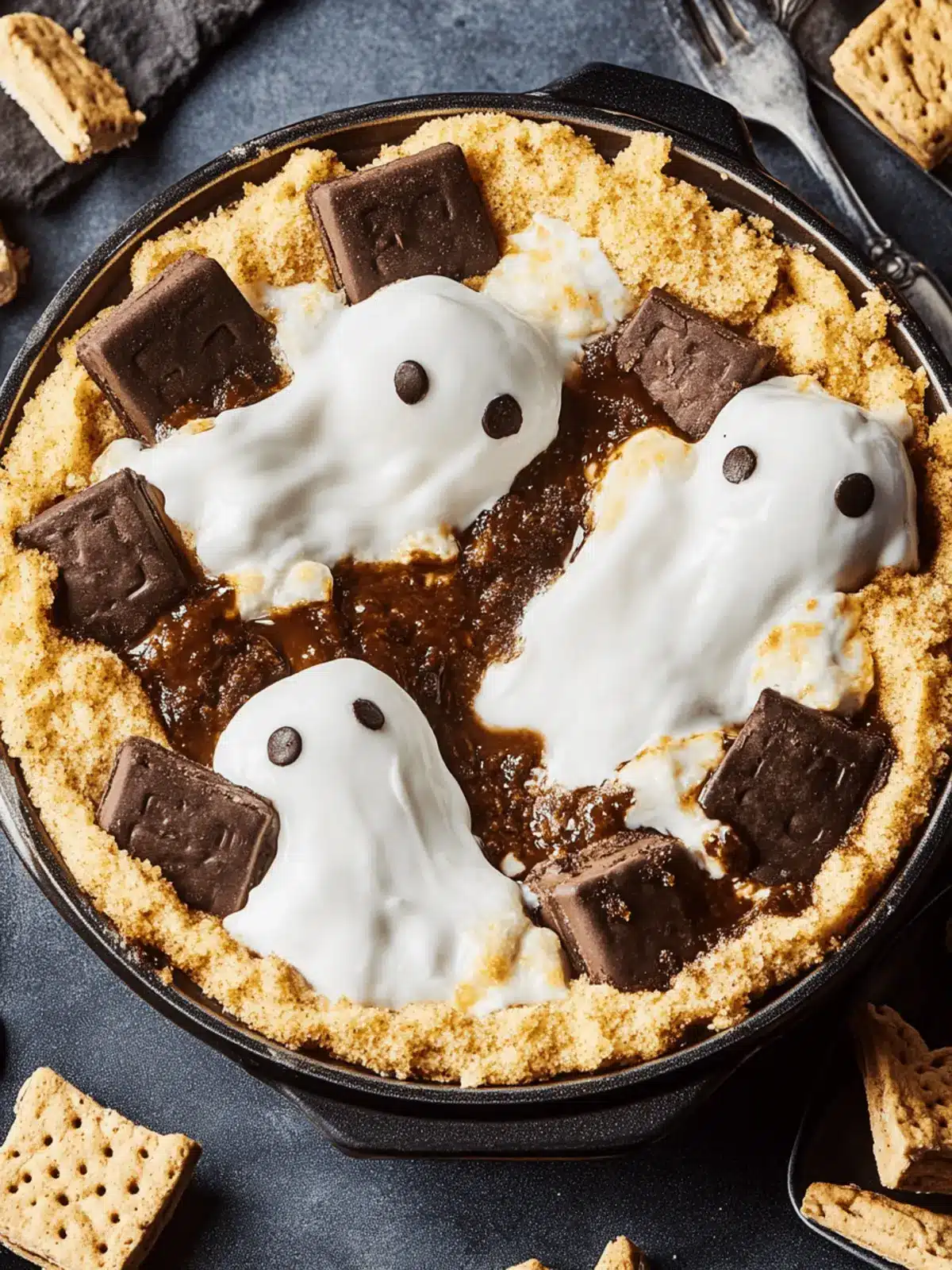 Spooky Ghost S'mores Dip You Can Whip Up in Minutes 2 Ghost S'mores Dip
