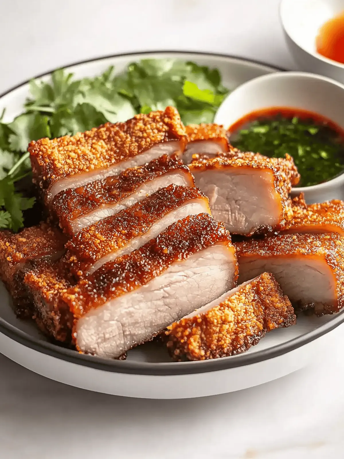 Savor Easy Air Fryer Crispy Pork Belly like a Pro! 2 Air Fryer Crispy Pork Belly
