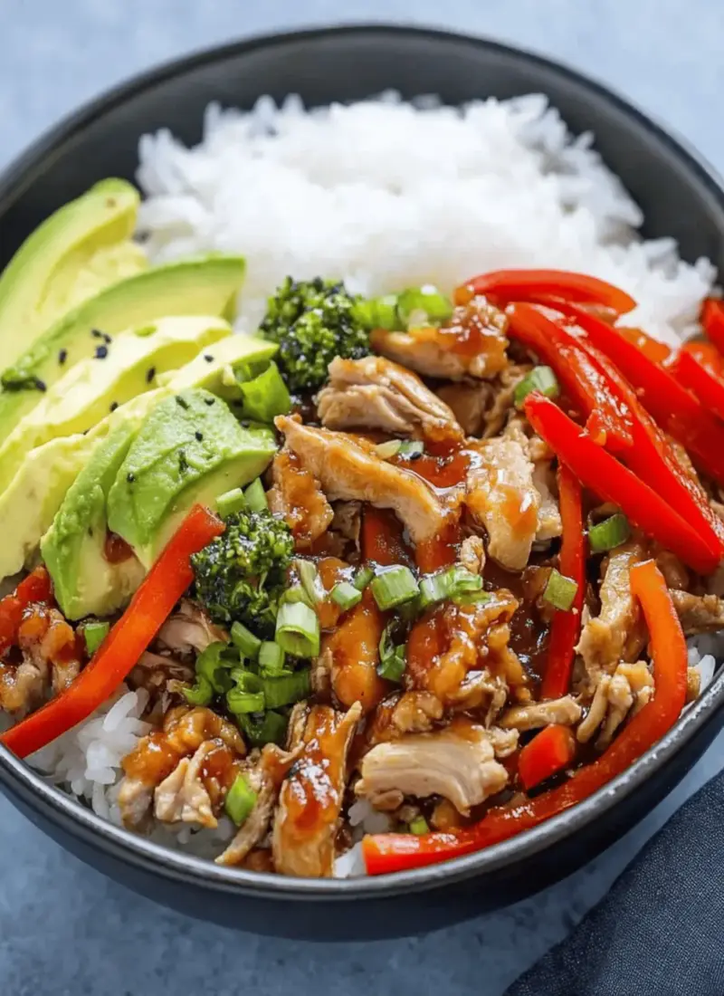 Easy Turkey Teriyaki Rice Bowl